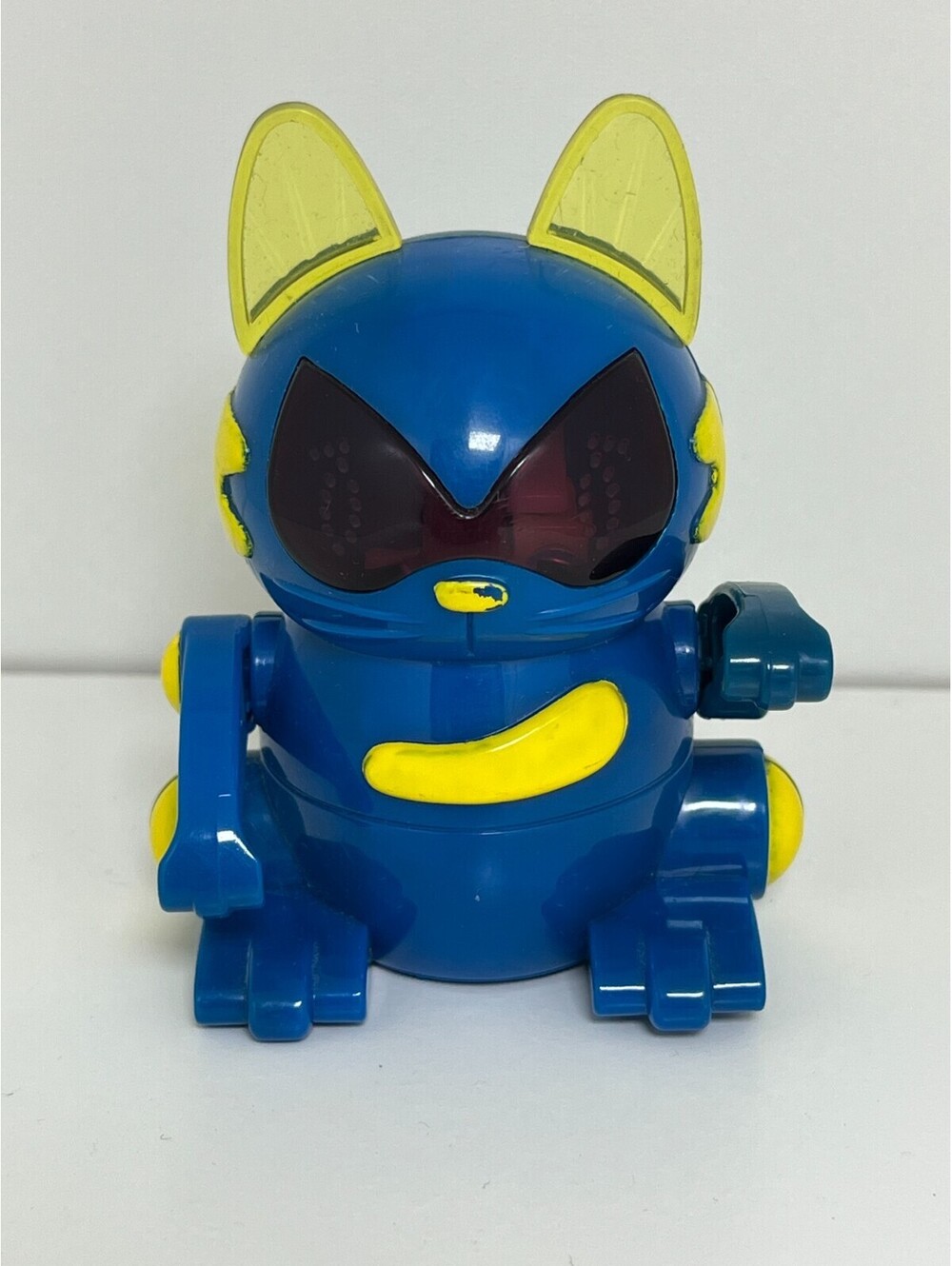 2000 McDonalds Happy Meal Meow-Chi Robot Cat Sega Tiger Electronics Blue Yellow